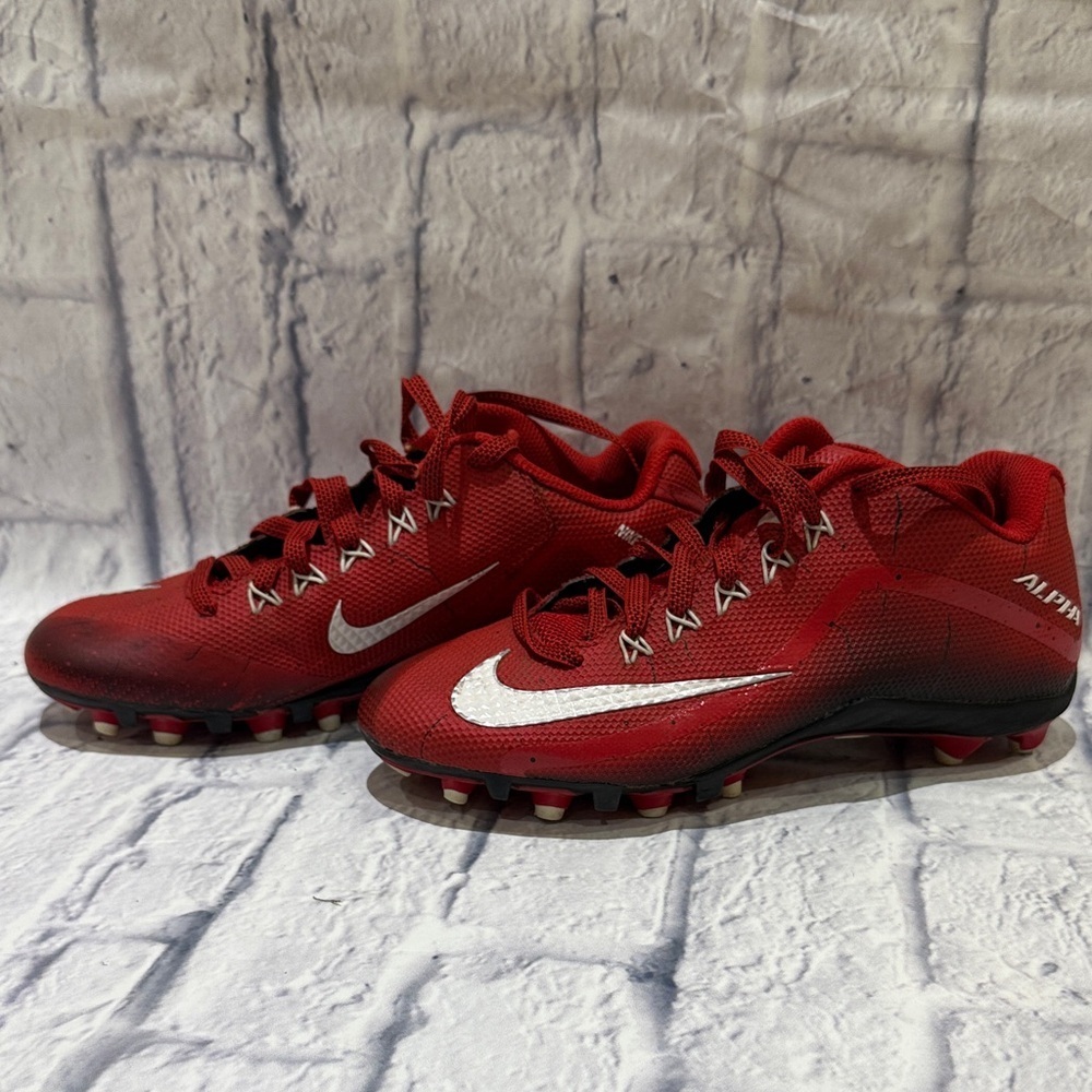 Nike Alpha Red and White Cleats